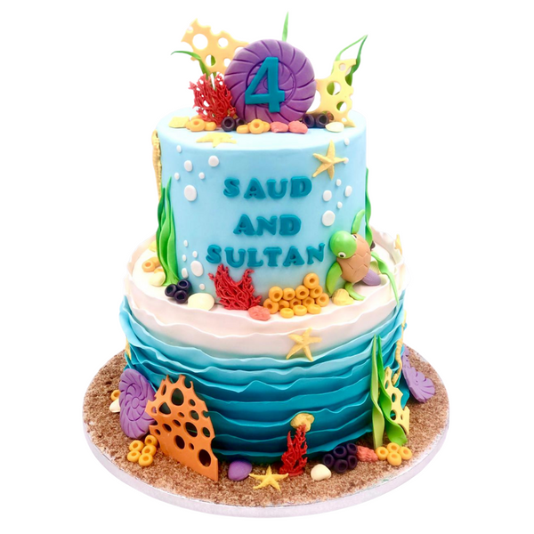 Under The Sea Tier Cake