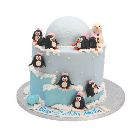 Penguin & Igloo Cake