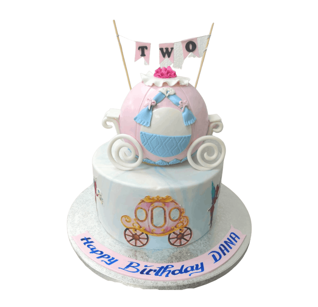 Disney Cinderella Carriage Cake Topper - Happy Foods Tube