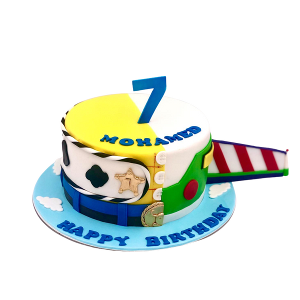 Woody And Buzzlight Year Toy Story Cake