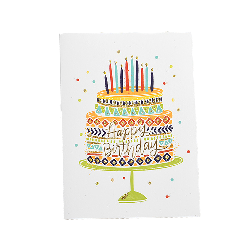 happy birthday greeting cards with cake Images High... Happy Birthday Cake Greeting Card – Mister Baker