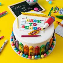 Back to School Crayons Cake