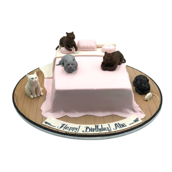 Cats & Bed Cake