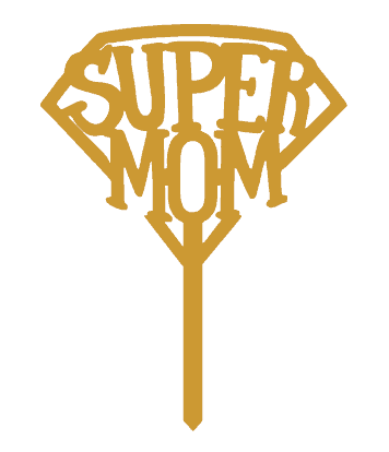 Super mom gold topper
