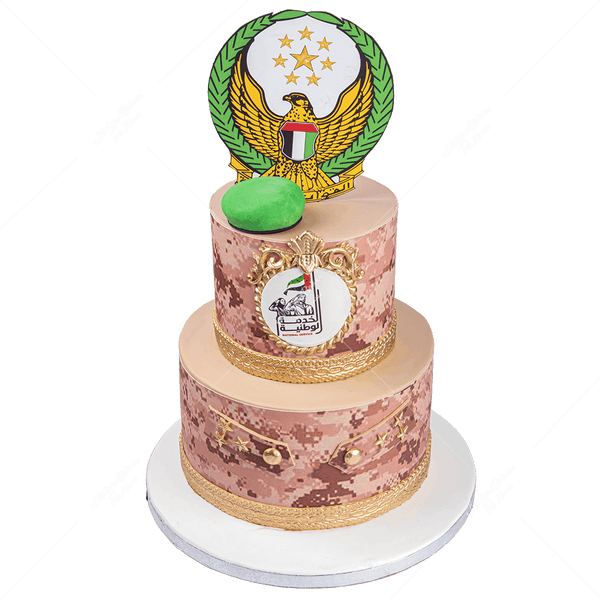 Military Tier Cake