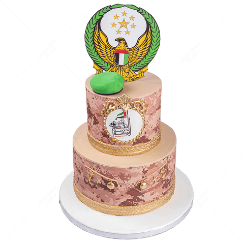 Military Tier Cake