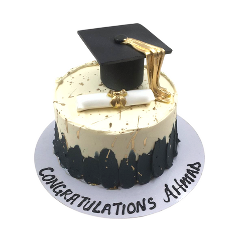 Buttercream Graduation Cake