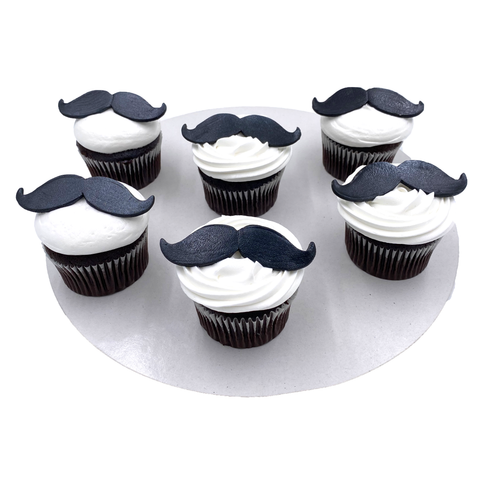 Moustache Cupcakes