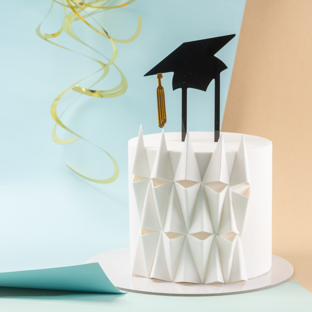Origami themed Graduation Cake