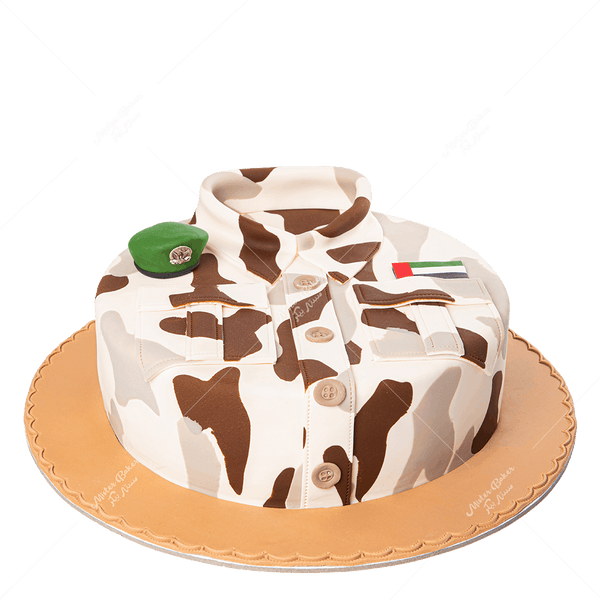 Military Uniform Cake