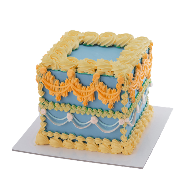 Square Vintage Cake