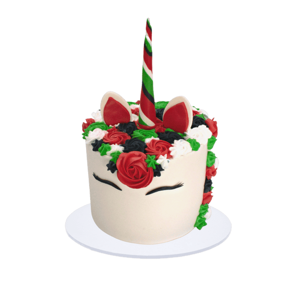 Unicorn UAE colors cake