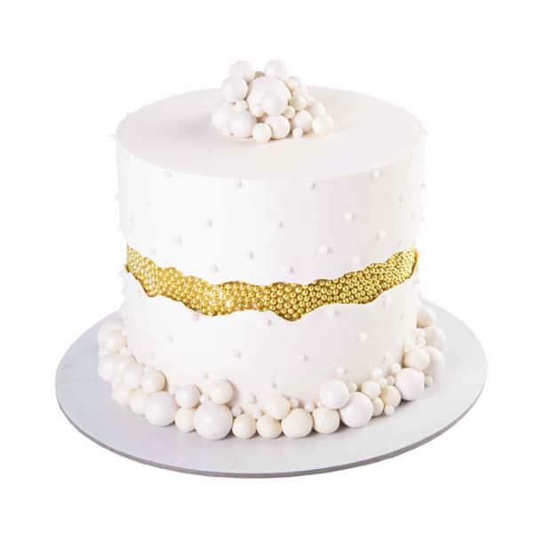 Golden Beads Cake