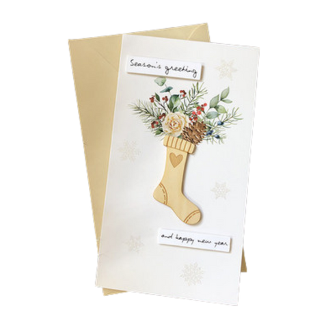 Christmas Stocking Greeting Card